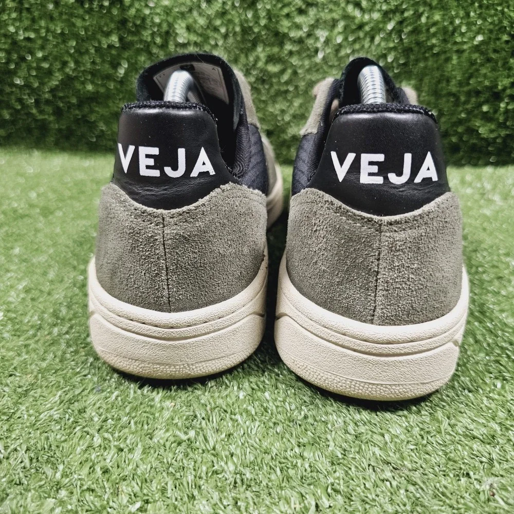 Veja V-10 Ripstop Black Oxford Grey Mud Casual Low Sneakers Womens Size 6
